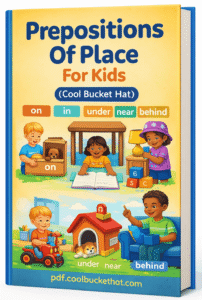 Prepositions Of Place For Kids (Cool Bucket Hat)